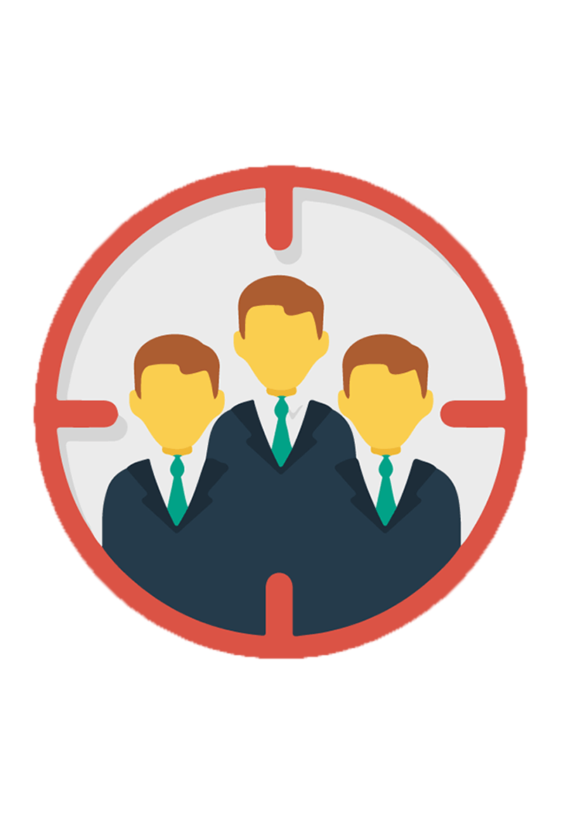 Таргет означає ціль. Таргетована реклама спрямовується максимально вузько на потенційного споживача за - інтересами, віком, статтю, локалізацією, списками телефонів і e-mail. Машинний таргетинг, який використовує штучний інтелект, робить фокусування за тисячами показників.